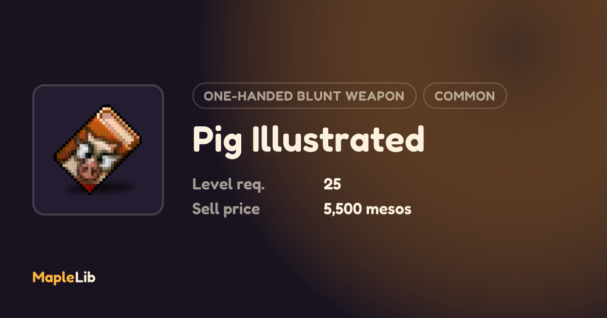 Pig Illustrated